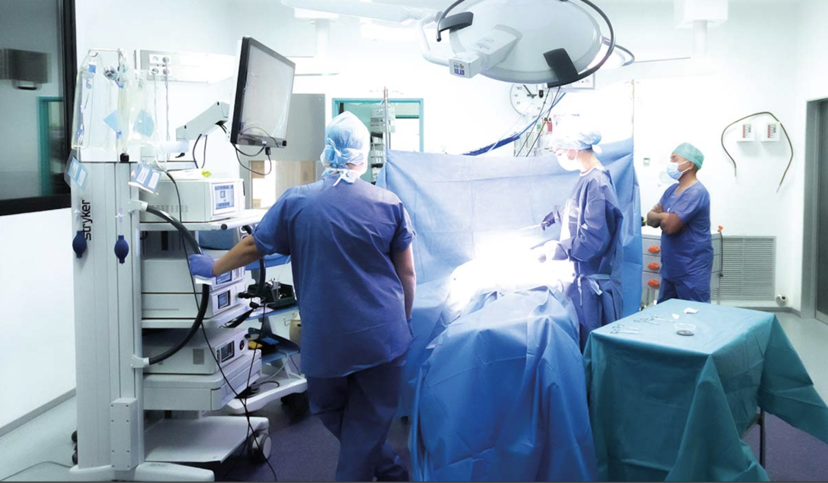 Photo du bloc du centre hospitalier de Figeac